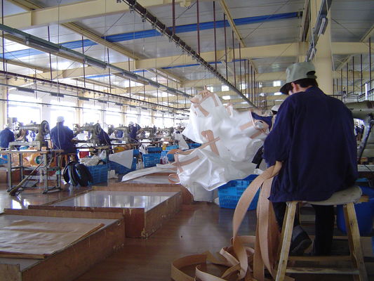 satın al Büyük PP polipropilen 3000lbs beyaz Gıda Sınıfı FIBC / 1 ton torba online manufacture