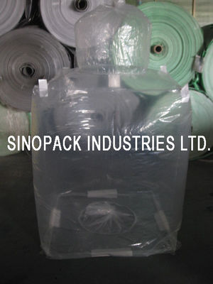 satın al Şeffaf 3mil 6mil Kalınlık Formu Fit PE LLDPE / LDPE Of Big Bag Liner online manufacture