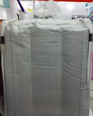 satın al Topraklı PP FIBC İletken Big Bag Toplu Saklama Torbaları Beyaz 2205lbs online manufacture