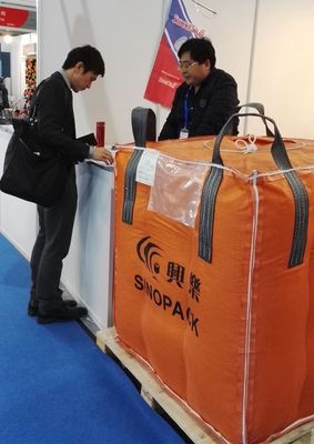 satın al Anti-Statik Kum Çimento Dökme PP Dokuma Big Bag 4 Çapraz Köşe Döngü online manufacture