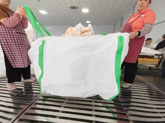 Gıda Sınıfı FIBC 1000kg SWL, 36x36in Taban Boyutu ile